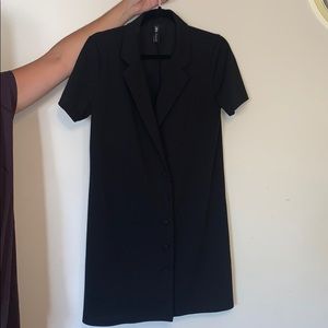 Zara Black Short Blazer Dress